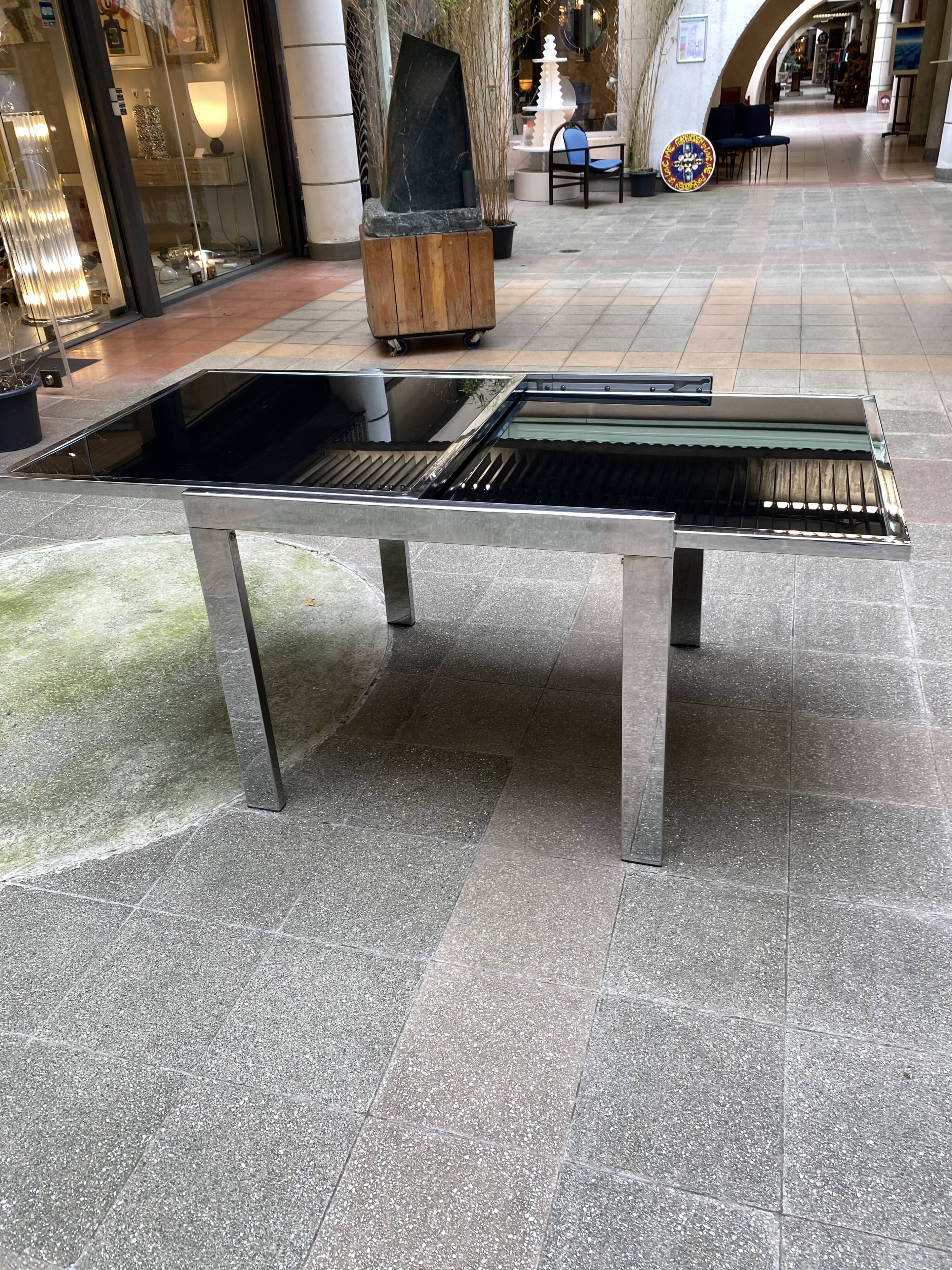 Table "La Métal" - Edition D Milano - 70s