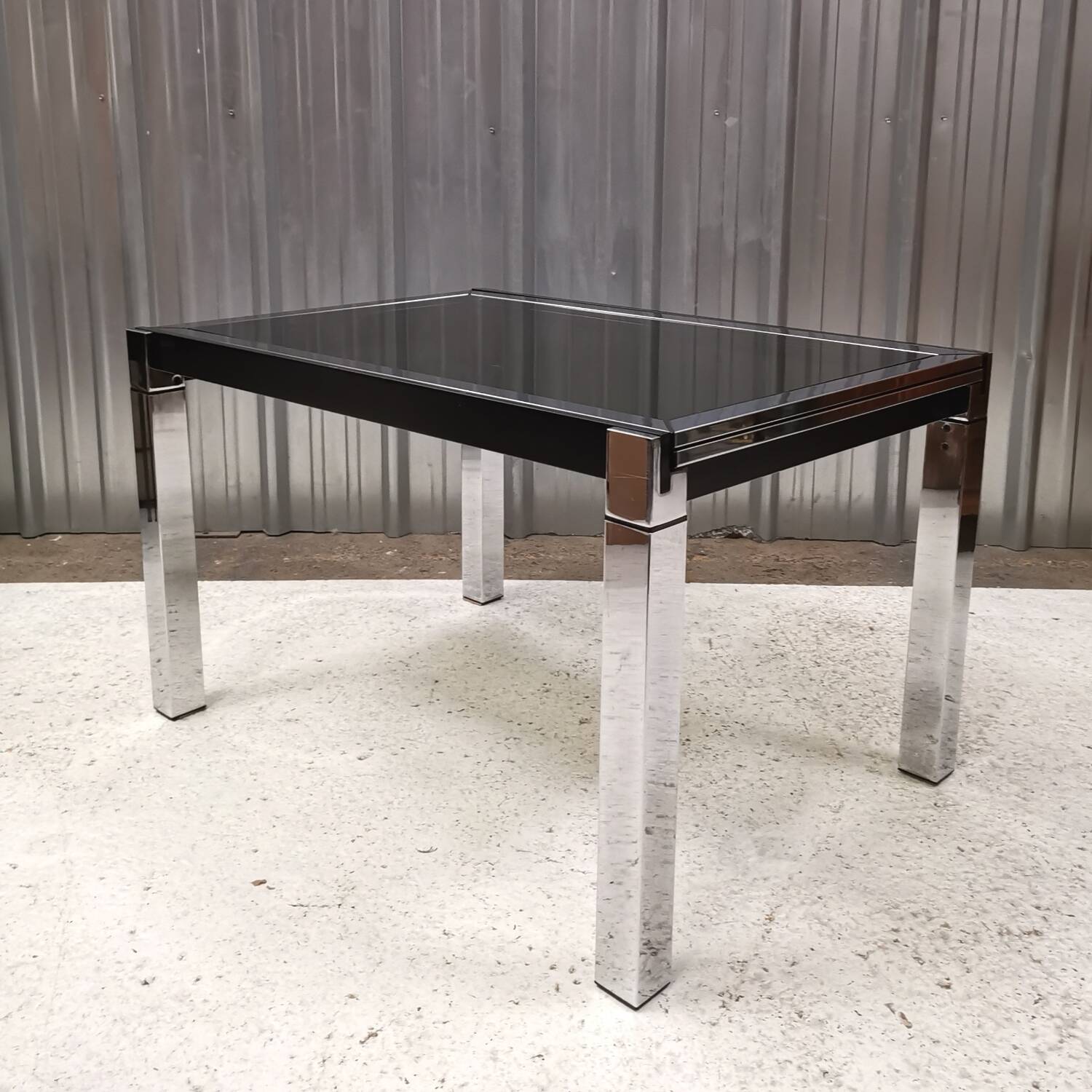 Table extensible La Métal Arredo, Italy, 1970