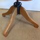 Adjustable office chair, in solid light oak – 1940