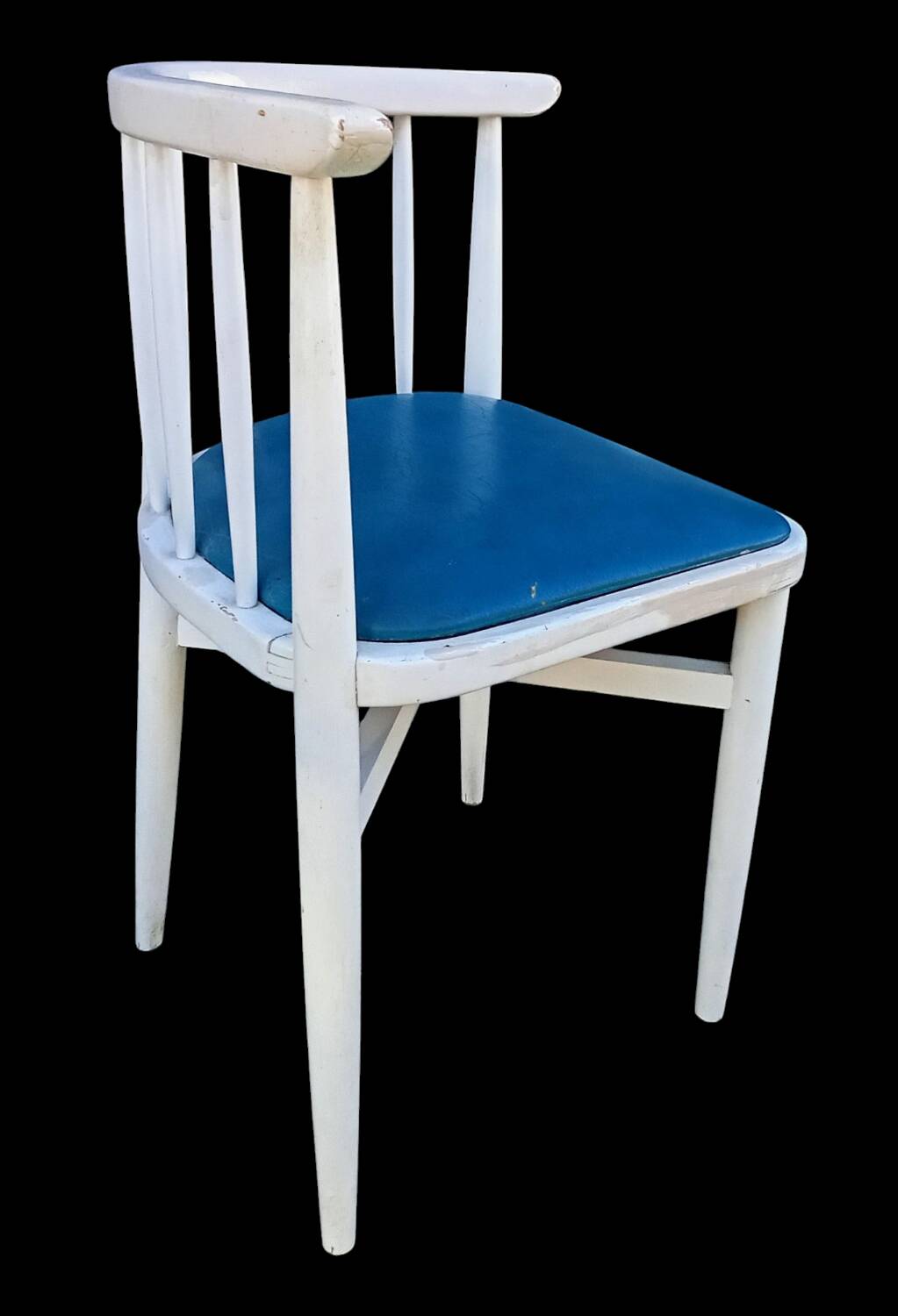 Serie de 4 chaises vintage encastrable d'angle Thonet