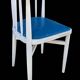 Serie de 4 chaises vintage encastrable d'angle Thonet