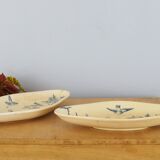 Set of two raviers or old iron soap dish