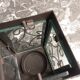 Metal glass lantern  year 85