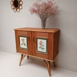 Split bamboo and rattan sideboard 50/60s