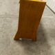 Meuble bar artisanal en bois et céramique orange 1970