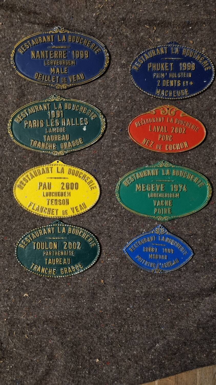 8 butcher competition plates