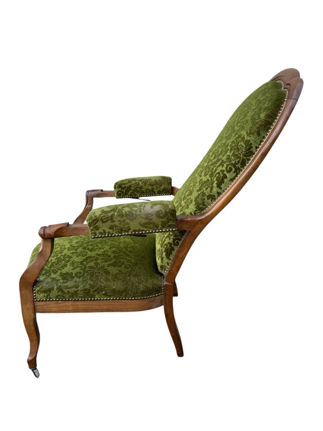 19's voltaire rack and pinion armchair