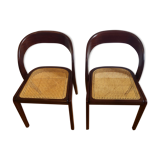Pair of chairs Baumann model Gondole, 70s