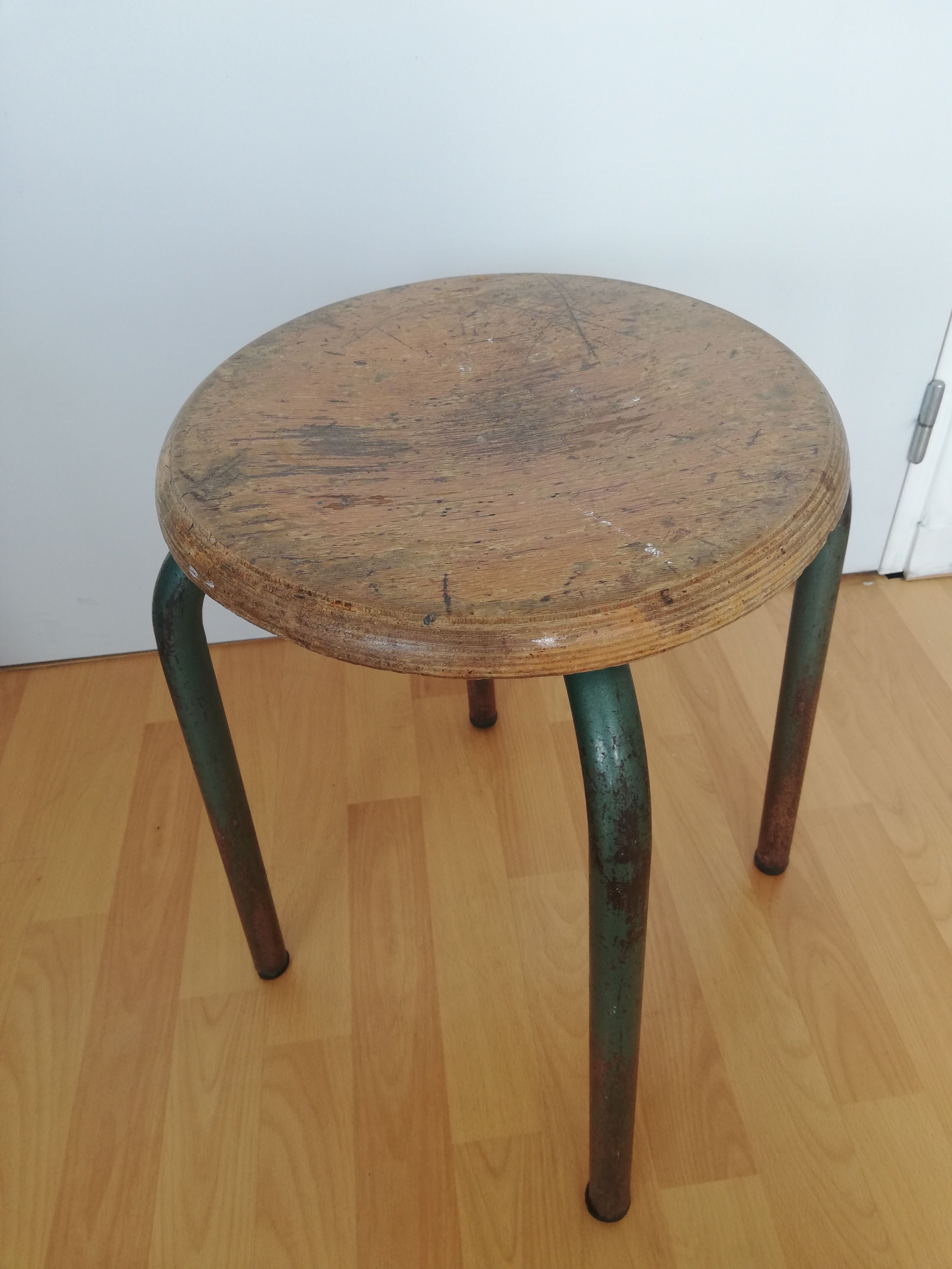 Atelier school stool  vintage 50 60 s