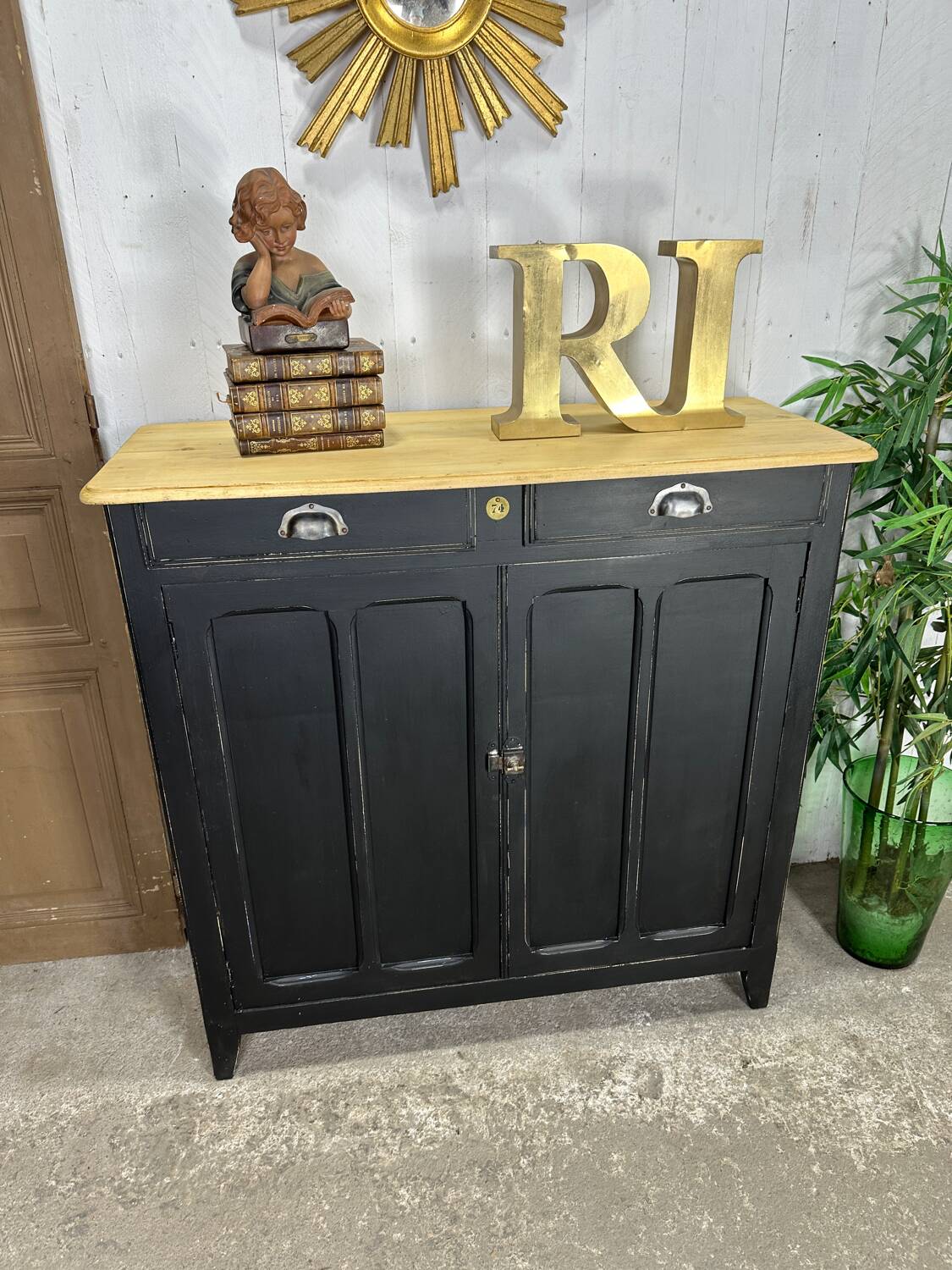 Black Parisian sideboard