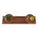 Vintage wooden children's coat rack