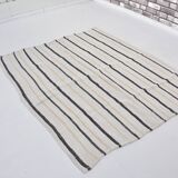 Turkish Striped Anatolian Hemp Kilim sku 3662