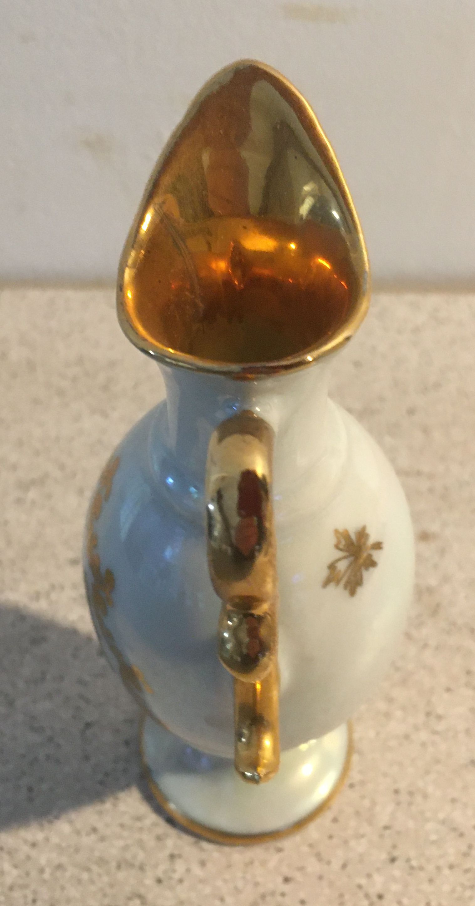 Small decorative earthenware vase