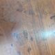 Table demi lune en noyer