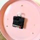 Vintage Pink East German Bakelite Wall Clock from Weimar, 1980s