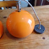 Pair of vintage erco dmi pendants or wall lights