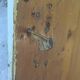Set of large double old molded cupboard doors