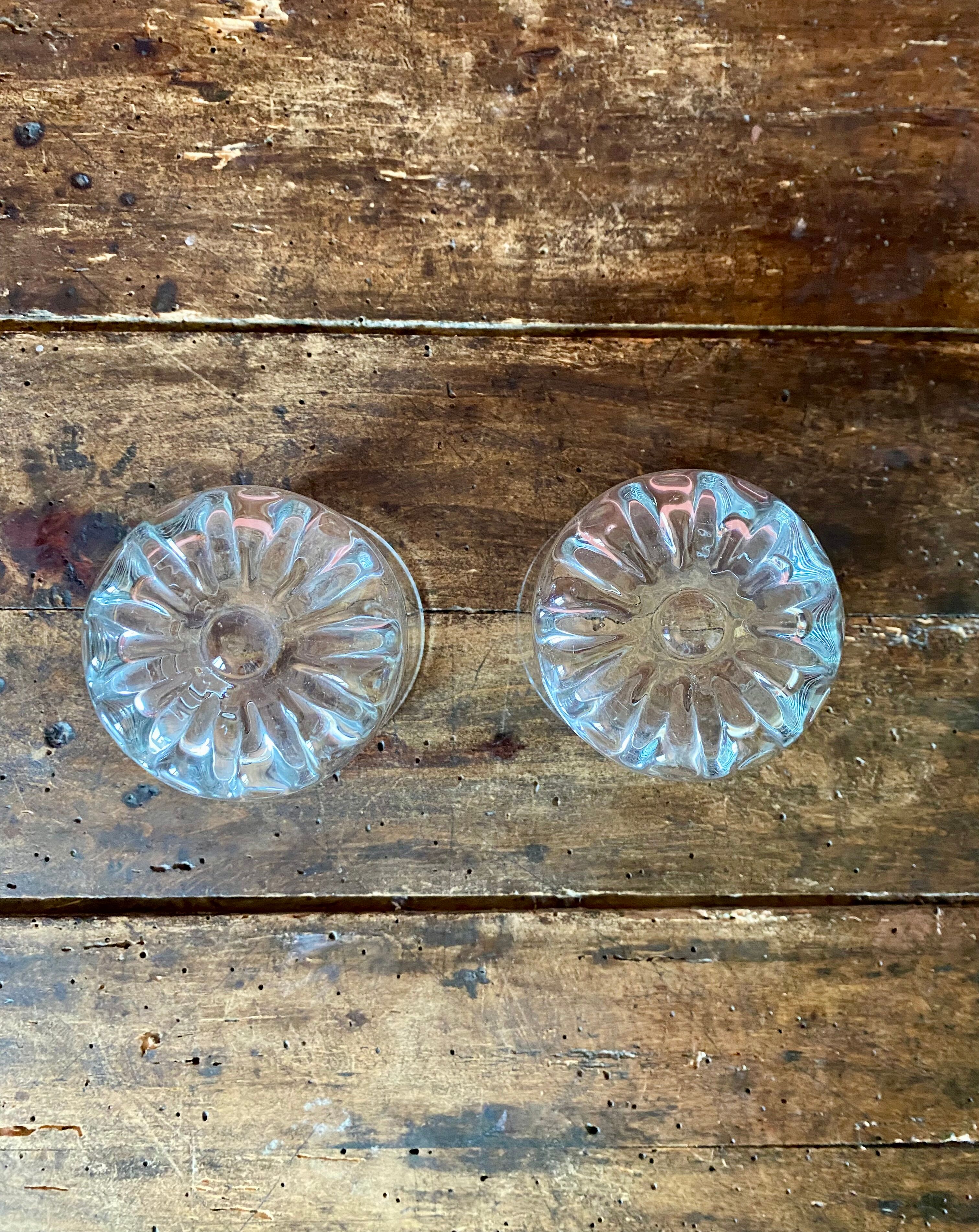 Marguerite vintage whisky glasses duo