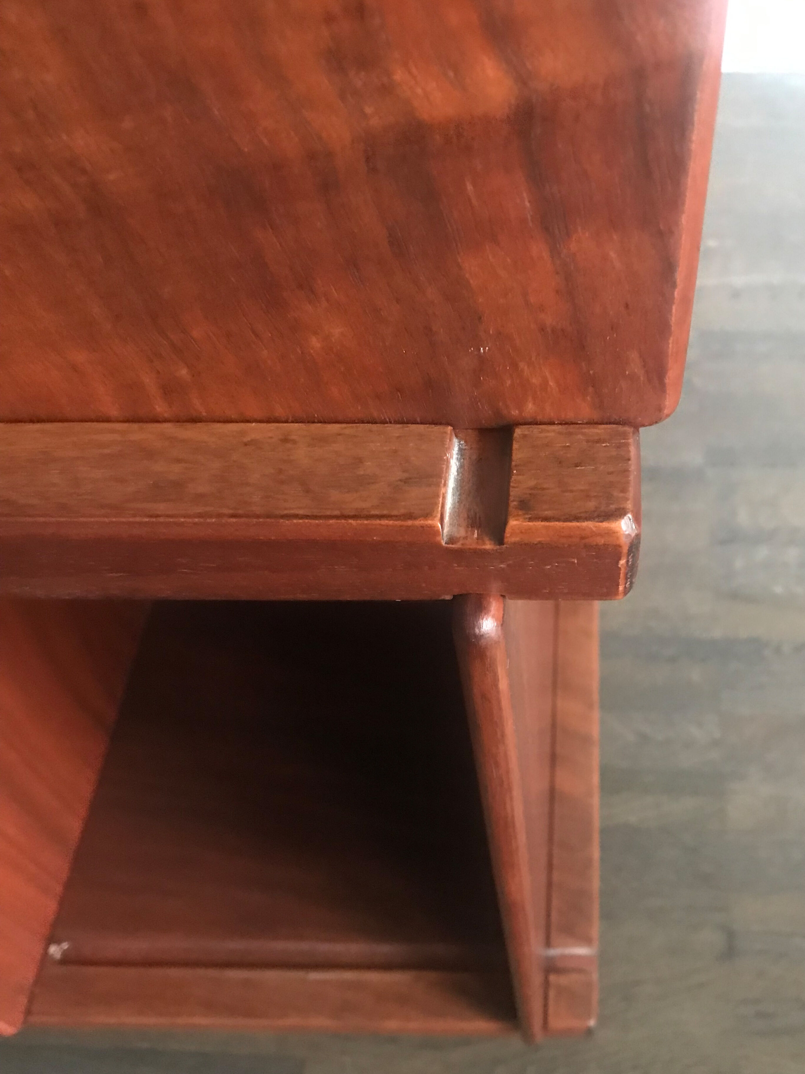 Gianfranco Frattini for Bernini italian wood leather swivel bookcase 1960s