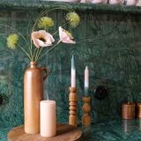 Candle holder - oak soliflore IRIS