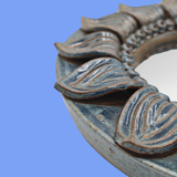 Stoneware mirror by André Bodin - 1981