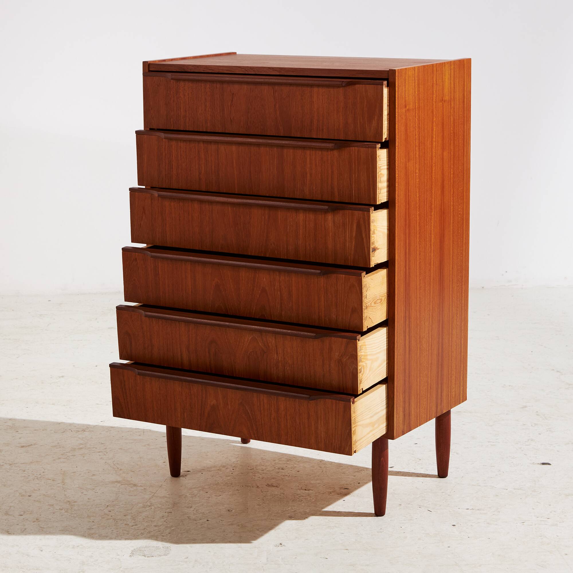 Restored teak dresser