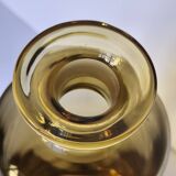 Amber Blown Glass Carafe