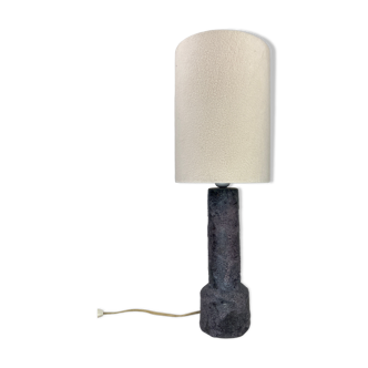 Dutch ceramic fat lave table lamp by Pieter Groeneveld, 1960s