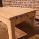 Light oak coffee table
