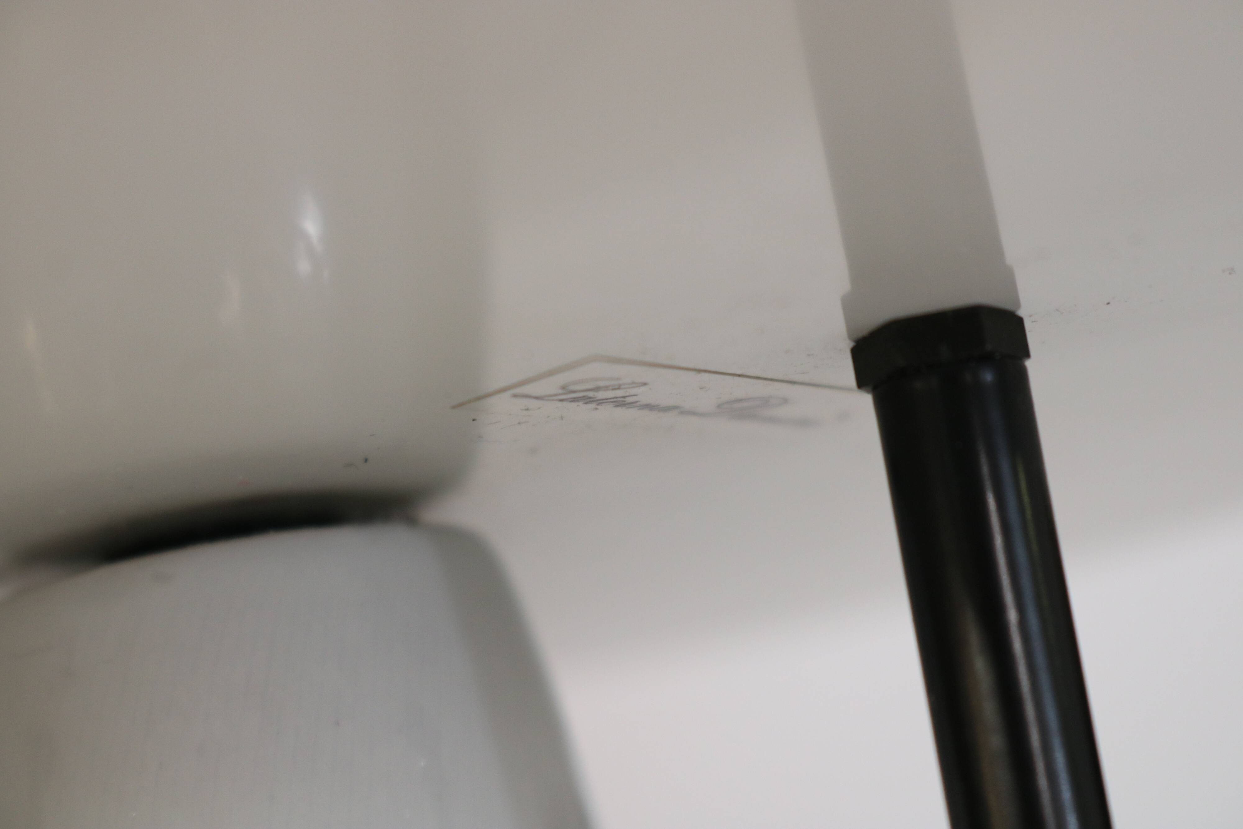 Vintage Laterna Danica Pendant Lamp: White & Black Danish Design