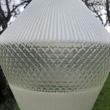 Vintage glass hanging lamp