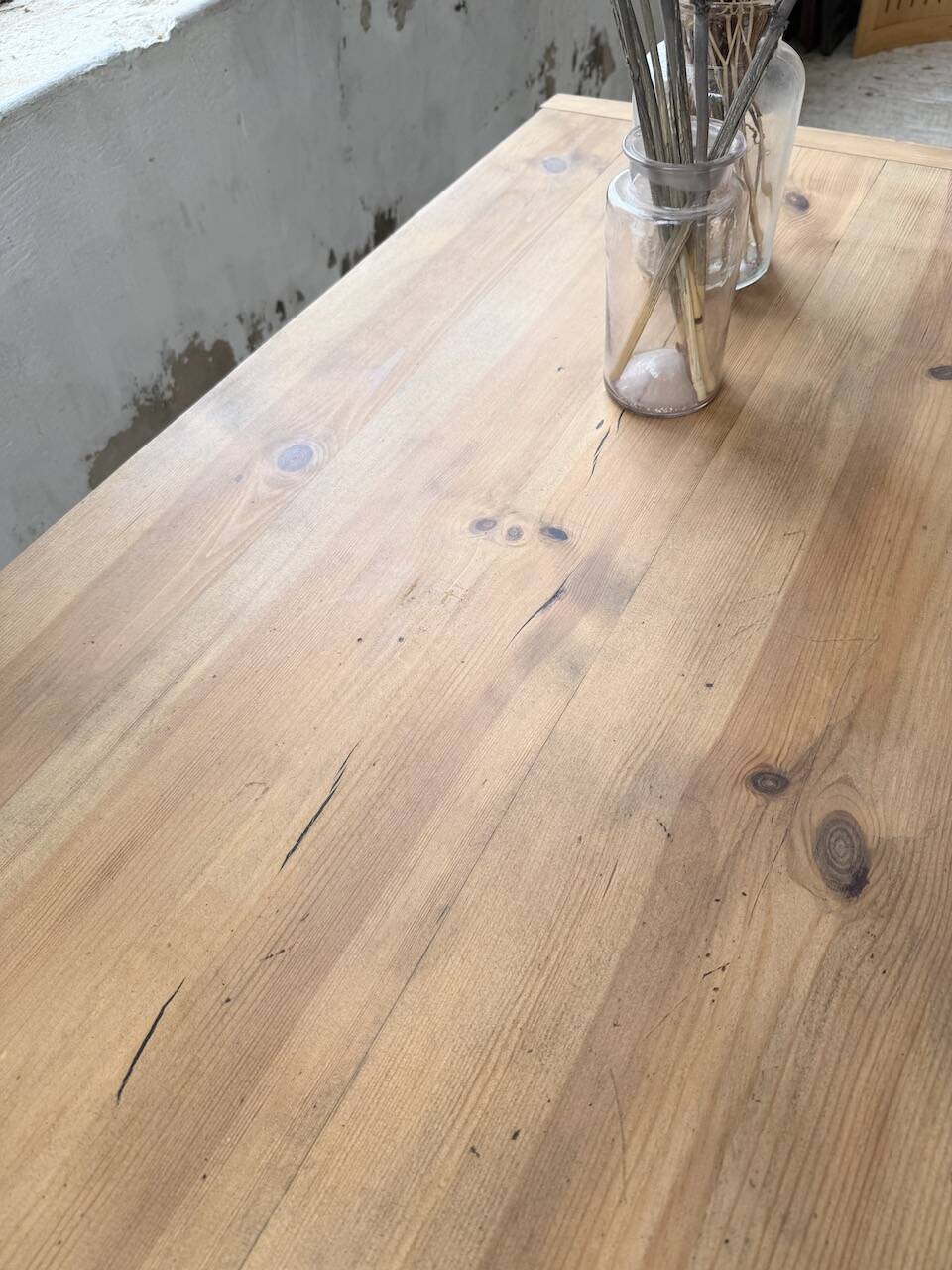 Farm table in pine, 1950s