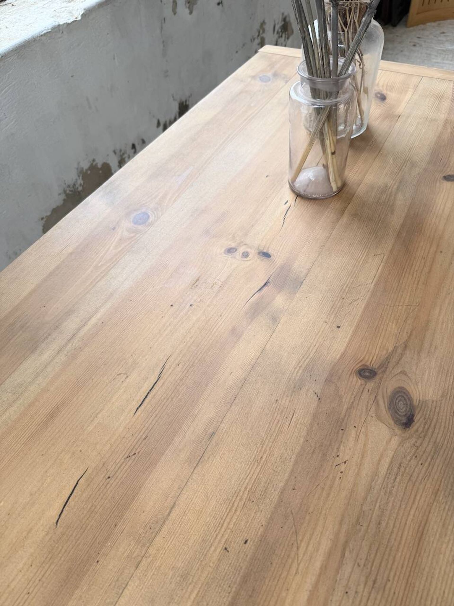 Farm table in pine, 1950s