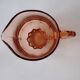 Rosaline glass pitcher - 1950s - Made in France