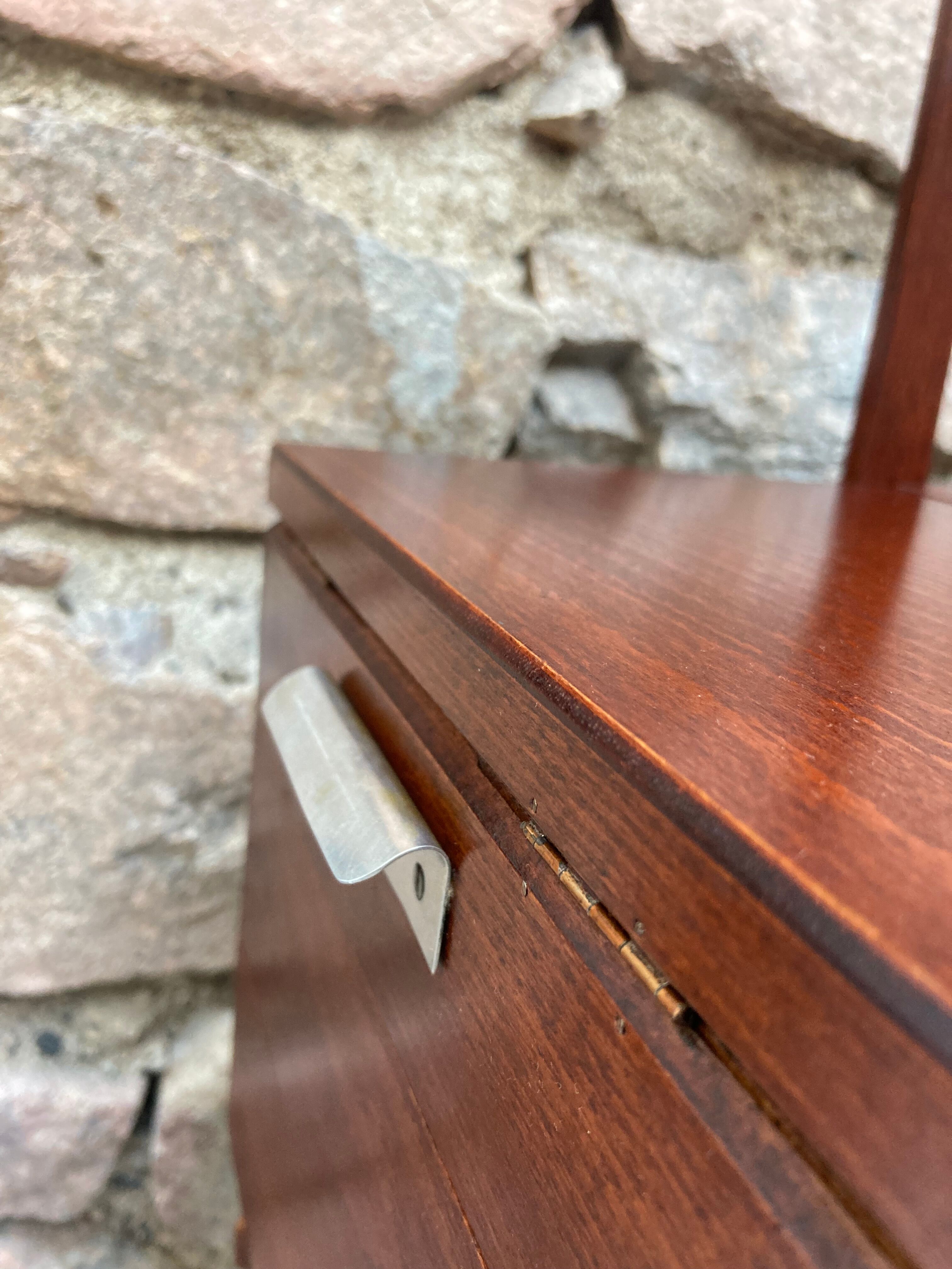 Worker sewing feet spindles