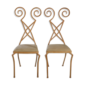Paire de chaise 1940's