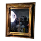 Mirror wood patina gold 58x70