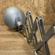 Beautiful accordion wall lamp 50,60', vintage lamp zigzag industrial design
