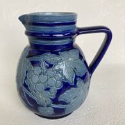 Betschdorf Alsace salt stoneware pitcher signed Schmitter Roger