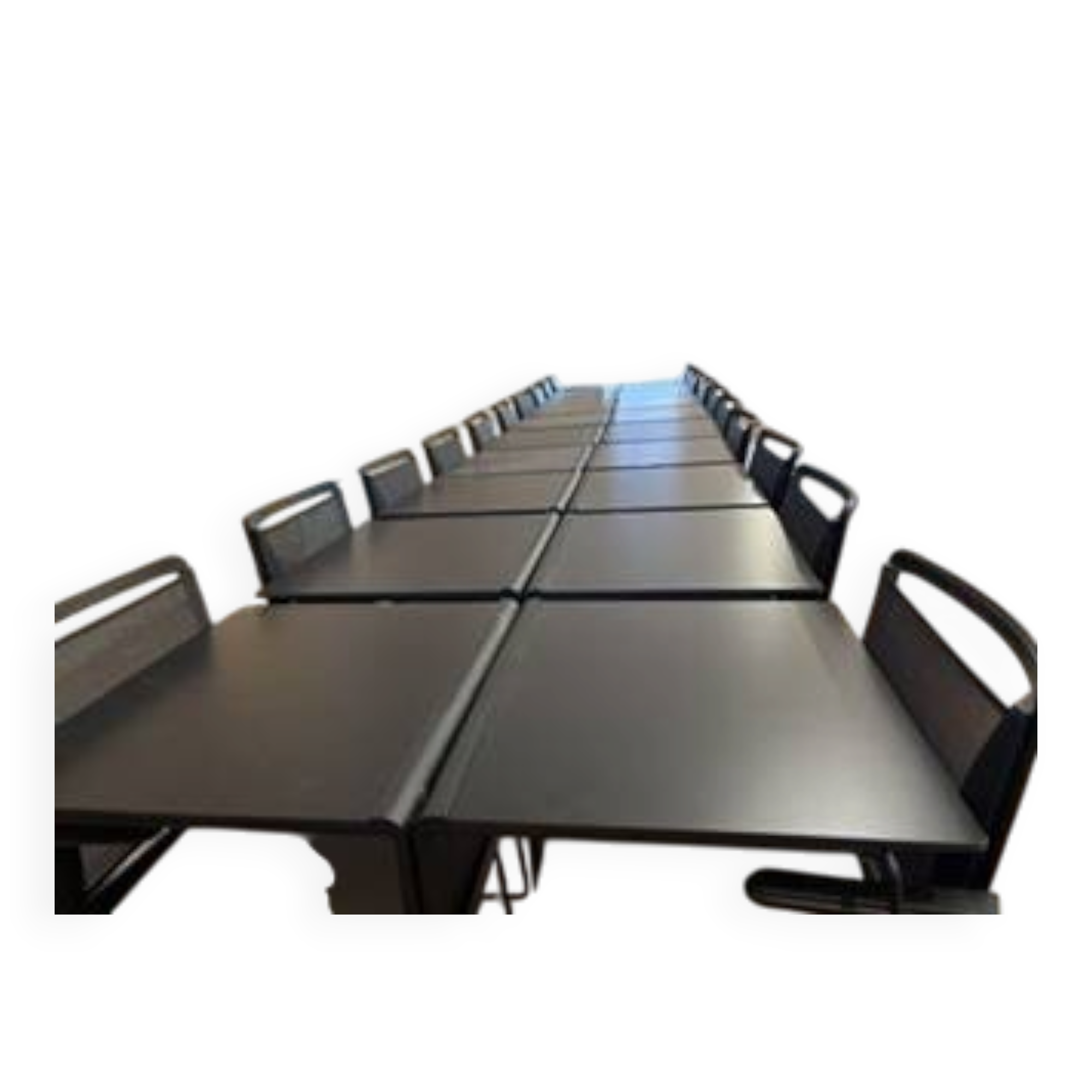 20 tables Ibebi Galileo et 20 chaises Tosca