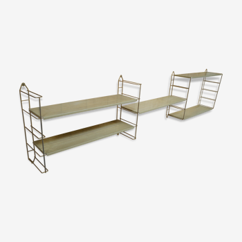 The 1960s metal modular shelves