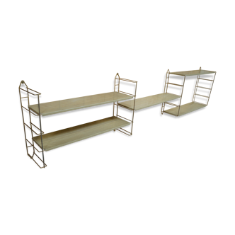 The 1960s metal modular shelves