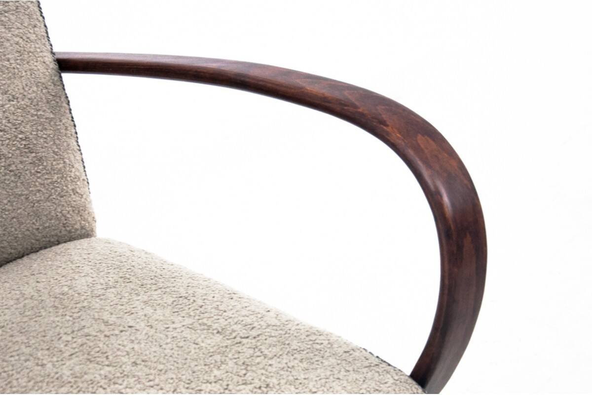 Art Deco armchairs designed by J. Halabala, Czechoslovakia, 1930s.