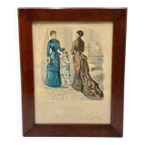 Fashion Review Engraving Frame 1882