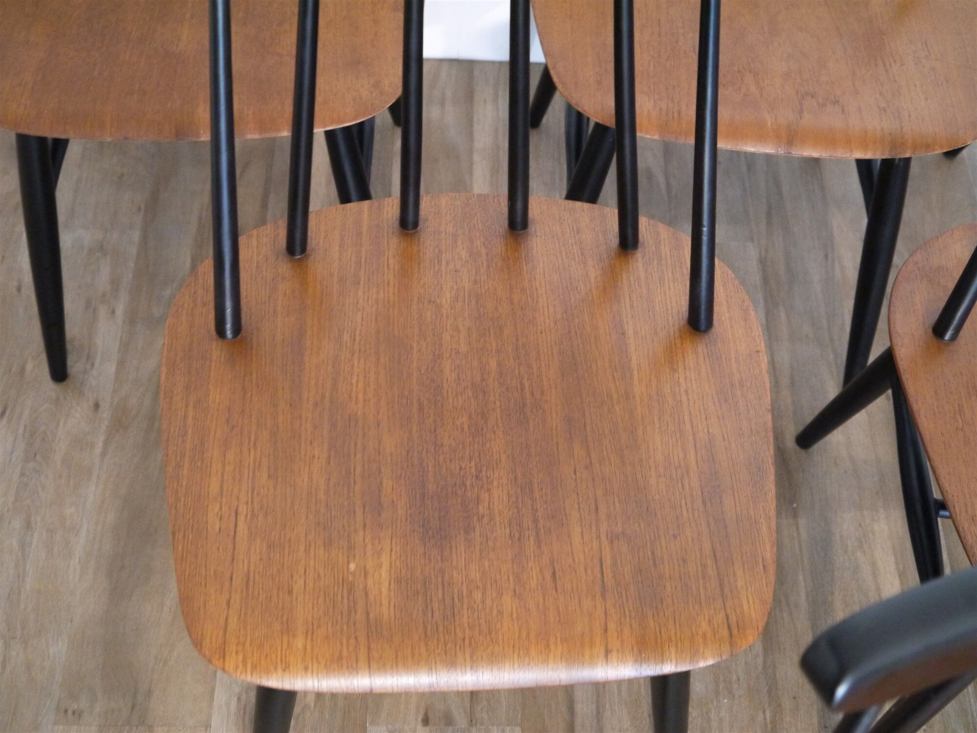 Series of 6 Fanett chairs by Ilmari Tapiovaara