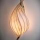 Lampe murale décorative Organic Light Sculpture, branche de bouleau et papier