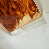 Large lucite vase, vintage Plexiglas