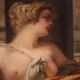 Painting signed Pompeo Massani, Allegory of Victory