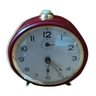 Mechanical alarm clock Jaz wine lees Bordeau Old Vintage