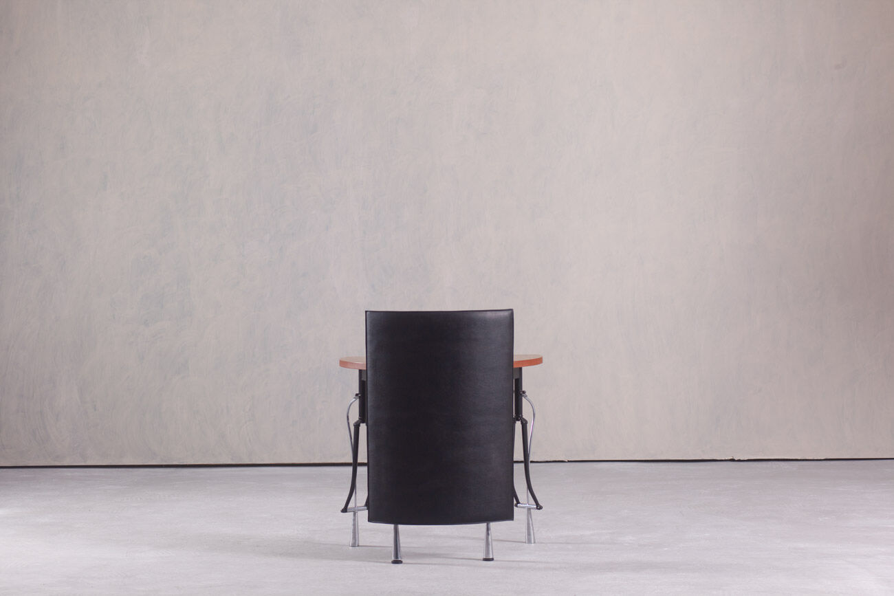 Postmodern small ‘La Vuelta’ desk by Perry King and Santiago Miranda for Akaba, Spain, 1980s